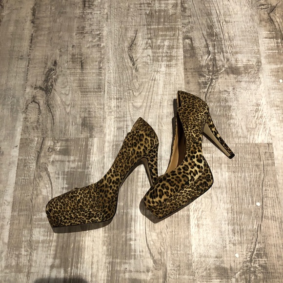 ASOS brand new platform animal print heels - Picture 2 of 5